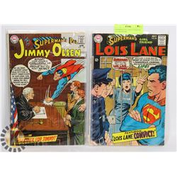 SUPERMANS PAL AND SUPERMANS GF #128 AND #84