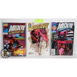 3 DAREDEVIL COLLECTOR COMICS #16, #367, #375