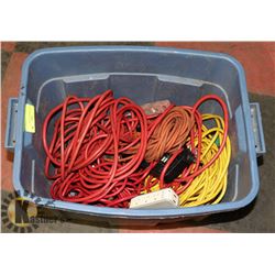 LOT OF ASSORTED CORDS