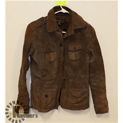 SUEDE LEATHER ATMOSPHERE JACKET SZ MED