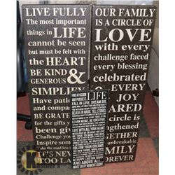 LOT OF 3 HOME DECOR PIECES