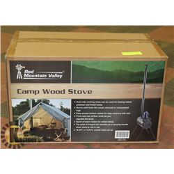 RED MOUNTAIN VALLEY CAMP WOOD STOVE.