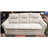 Image 1 : BEIGE FABRIC SOFA NO LEGS 84". FURNITURE