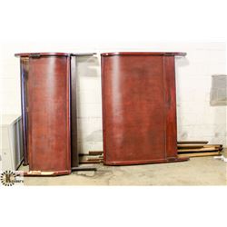 LOT OF 4 ASSORTED HEADBOARDS AND FOOTBOARDS