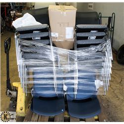 LOT OF 2 WINGBACK RECLINING PARLOUR CHAIRS