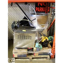 PALLET OF ELECTRICAL AND CONSTRUCTION MATERIALS