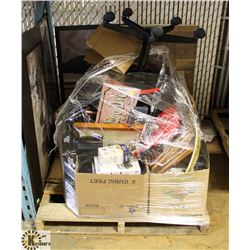 PALLET OF UNCLAIMED MERCHANDISE INCL