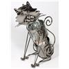 Image 1 : METAL WINE BOTTLE HOLDER CAT,NEW