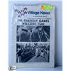 Image 1 : COMPLETE SET OF 17 ISSUES OF "VILLAGE NEWS",