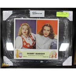 ESSO ADVERTISEMENT FRAMED.