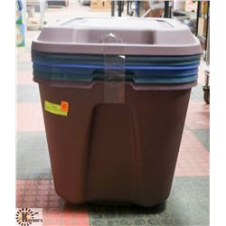 BUNDLE OF 4 GET SORTED STORAGE BINS WITH