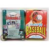 Image 1 : 2 BOXES OF FLEER BASEBALL CARDS 1992 & 1991