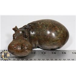 HIPPO CARVING MADE IN ZIMBABWE BY JEPHEUS MAKONO