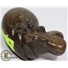 Image 2 : HIPPO CARVING MADE IN ZIMBABWE BY JEPHEUS MAKONO
