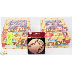 2 BOXES OF 1991 DONRUSS BASEBALL PACKS &  BASEBALL