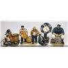 Image 1 : BOX W/ ATLANTIC FISHERMEN FIGURINES INCL CLOCK