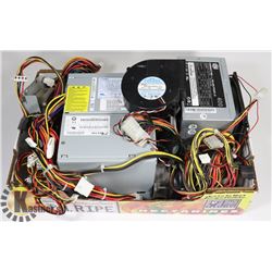 FOUR COMPUTER POWER SUPPLIES 1- 400W AND 3- 300W