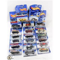 BOX OF ASSORTED HOT WHEELS - ON CHOICE
