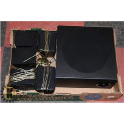 FLAT W/PHILIPS 6 SPEAKER SURROUND SYSTEM -