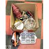 Image 1 : LARGE BOX OF HOUSEHOLD MISC.