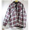 Image 1 : DAKOTA MEN'S PLAID HOODED QUILTED
