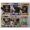 Image 1 : LOT OF 6 ASSORTED FUNKO POP VINYL FIGURES.
