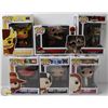 Image 1 : LOT OF 6 ASSORTED FUNKO POP VINYL FIGURES.