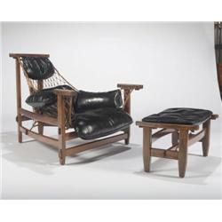 Jean Gillon-Lounge chair and ottoman