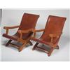 Luis Barragan-Rare pair lounge chairs