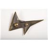 Image 1 : Art Smith-Brass brooch (4-point star pin with two