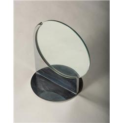 Florence Knoll-Chrome glass & mirror display