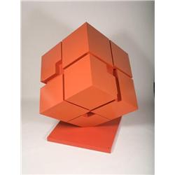 Bernard Tony Rosenthal Rotating cube Alamo