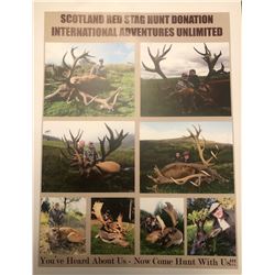 International Adventures Unlimited - 3 day Scotland Red Deer hunt for 1 hunter