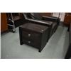 Image 2 : Modern 71" single drawer coffee and a similar but not matching two drawer side table