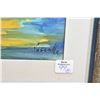 Image 2 : Selection of wall art including original watercolour painting of a clown signed by artist Yassalle (