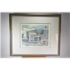 Image 1 : Framed limited edition print "Bracebridge Pool" pencil signed by Group of Seven artist A.J. Casson, 