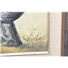 Image 2 : Two framed original acrylic on board paintings including a young boy picking flowers 10" X 8" and tw
