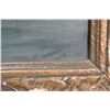 Image 2 : Two vintage framed prints including a tall ship on a stormy sea and a wave