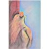Image 2 : Framed original artwork of a nude figure signed by artist Jorge Figueroa, 17x11".