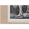 Image 3 : Framed black-line woodcut print "Clown Assis" by Georges Rouault.