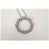 Image 1 : Birks 18kt white gold and diamond "Circle of Love" necklace set with .72ct of diamonds. Retail repla