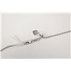Image 2 : Birks 18kt white gold and diamond "Circle of Love" necklace set with .72ct of diamonds. Retail repla
