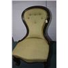 Image 1 : Pair of Victorian his and hers parlour chairs with scroll supports