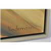 Image 2 : Framed oil on board, titles on verso "Swaths by the Blindman River", signed by artist (Linda) Lindem
