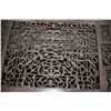 Image 2 : Oriental rosewood coffee table with heavily carved/pierced top including human, animal and foliage f