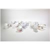 Image 2 : Large selection of antique moustache cups and shaving mugs, various makers including Old Foley etc.