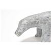 Image 2 : Carved soapstone sculpture of a polar bear signed by artist Nonoligak