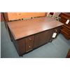 Image 2 : Mid 20th century three drawer mirrored dresser and 1960's cedar lined walnut blanket box made by Hon