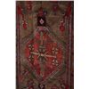 Image 2 : 100% Sarab wool carpet, appears to be depicting stylized architecture with taupe background and high