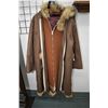 Image 2 : Two vintage Inuit wool parkas including 100% wool duffle coat with fur collar and Inuit appliqu‚s pl